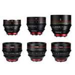 Canon CN-E EF mount prime lens bundle including 14, 24, 35, 50, 85, and 135mm 4K digital cinema lenses (CN-E14mm, CN-E24mm, CN-E35mm, CN-E50mm, CN-E85mm, CN-E135mm) Canon CN-E EF mount prime lens bundle including 14, 24, 35, 50, 85, and 135mm 4K digital cinema lenses (CN-E14mm, CN-E24mm, CN-E35mm, CN-E50mm, CN-E85mm, CN-E135mm)